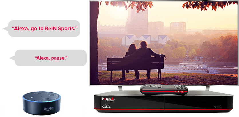 TV manos libres de DISH - Controla tu TV con Alexa de Amazon - Bakersfield, CA - Cellular Plus - Distribuidor autorizado de DISH